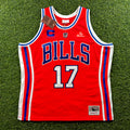 Mitchell & Ness NFL Authentic Buffalo Bills Custom Basketball Jersey Josh Allen Sz. 2XL