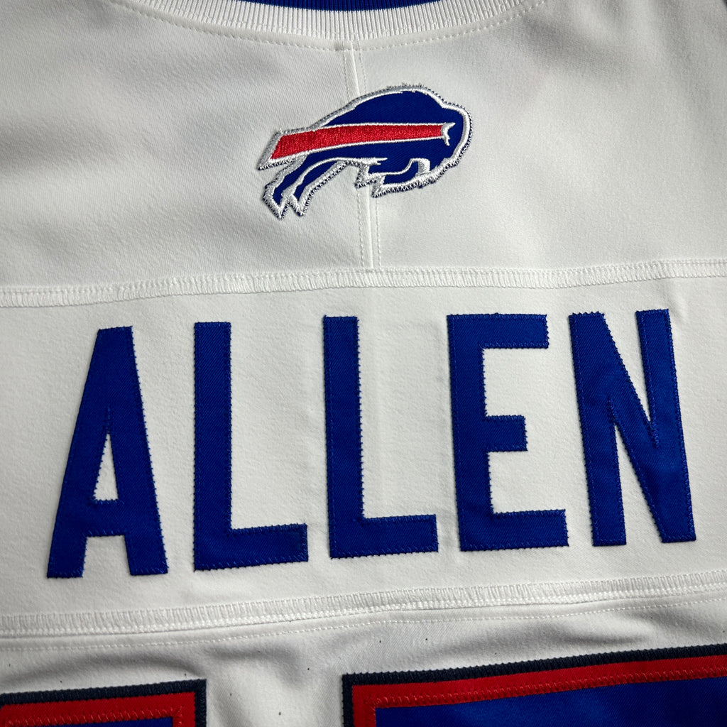 New! 2025 Nike NFL Vapor FUSE Elite Authentic Jersey Buffalo Bills Josh Allen Sz. 40 White Road