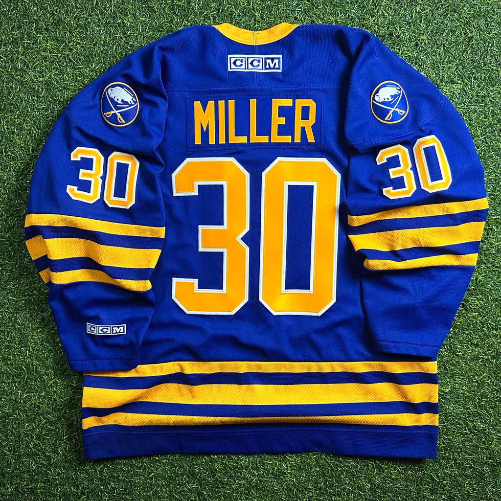 2006 CCM NHL Buffalo Sabres Alternate Jersey Ryan Miller Sz XL Vintage MiC