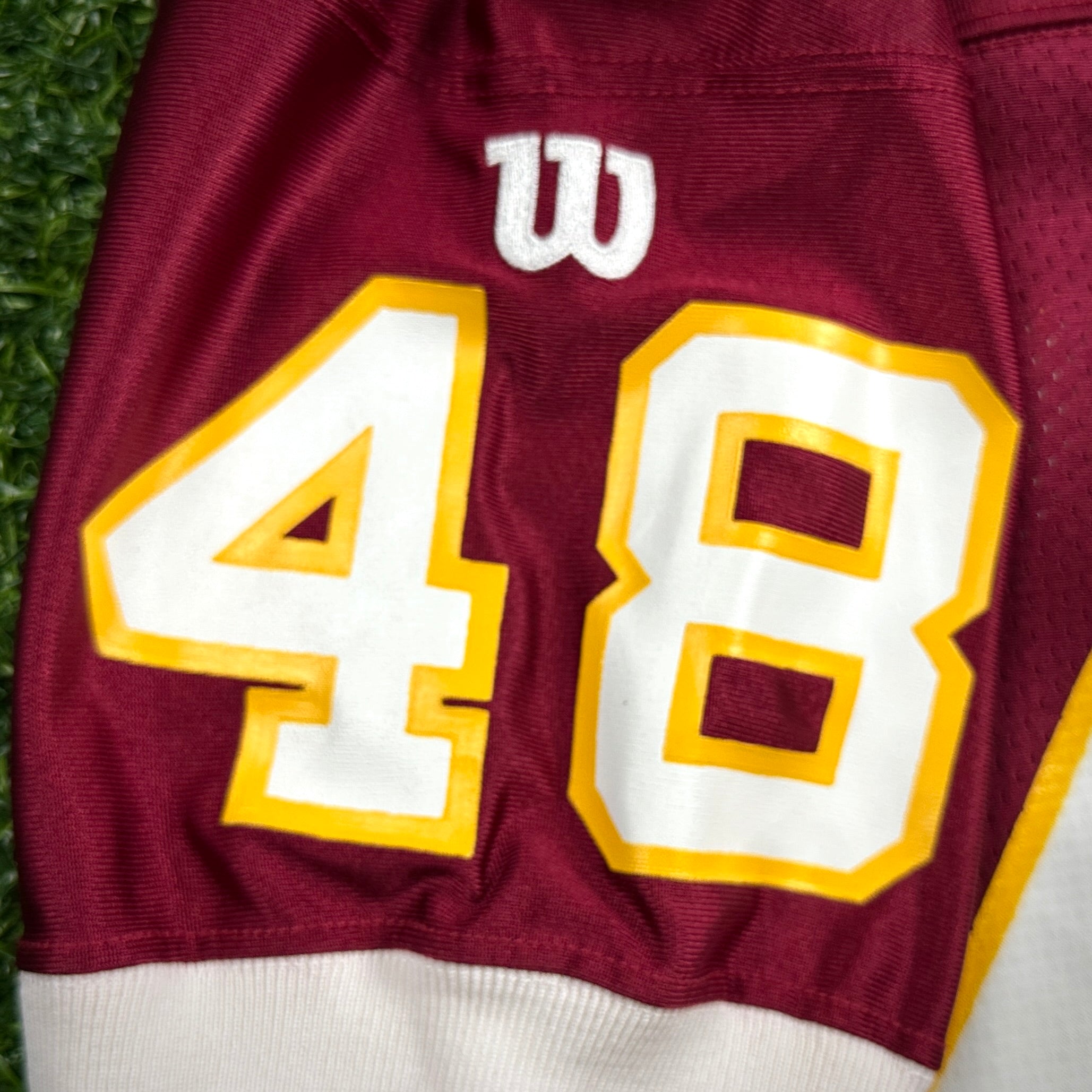 1997 Wilson NFL Game Issued Jersey Washington Redskins Stephen Davis Autograph