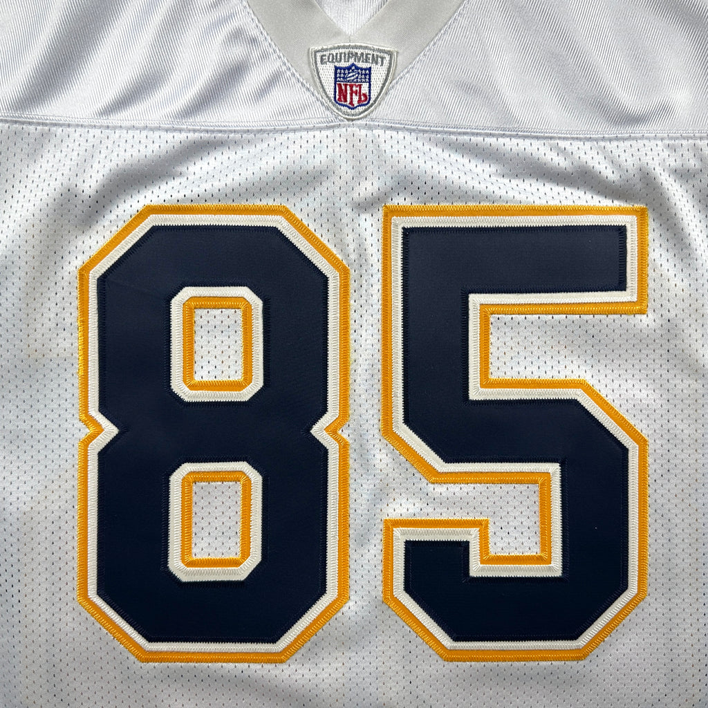 New! 2006 Reebok NFL Authentic Jersey San Diego Chargers Antonio Gates Sz. 48
