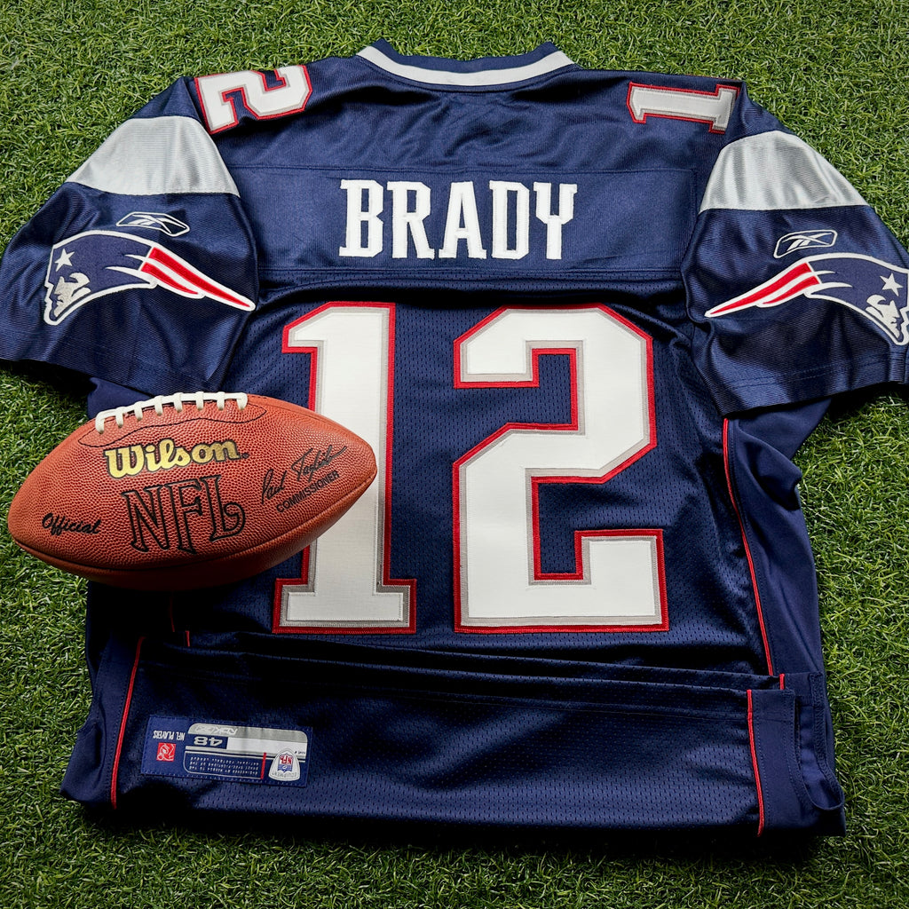 New! 2007 Reebok NFL Authentic Jersey New England Patriots Tom Brady Sz. 48 Vintage