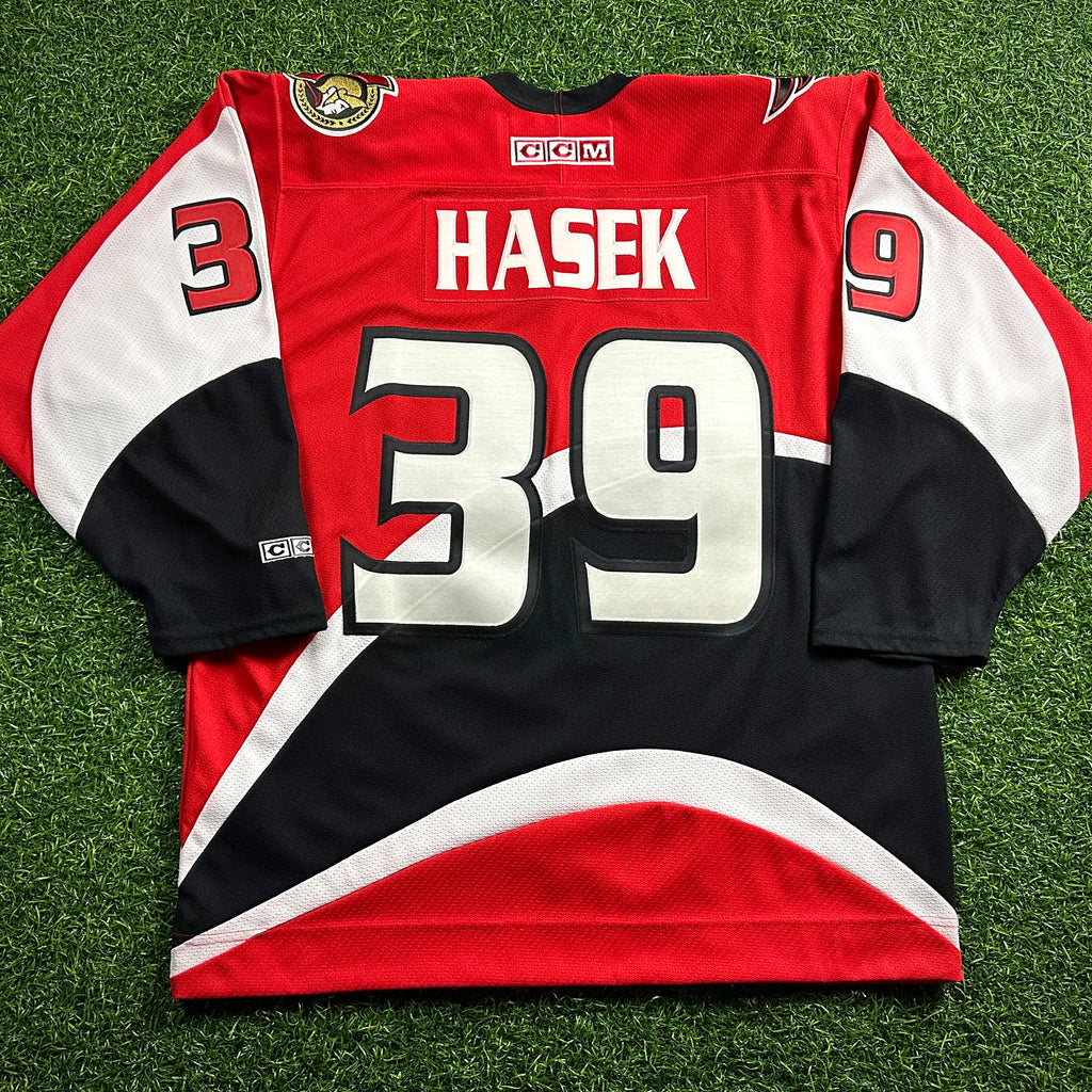 2005/06 CCM NHL Jersey Ottawa Senators Dominik Hasek Sz. L Vintage