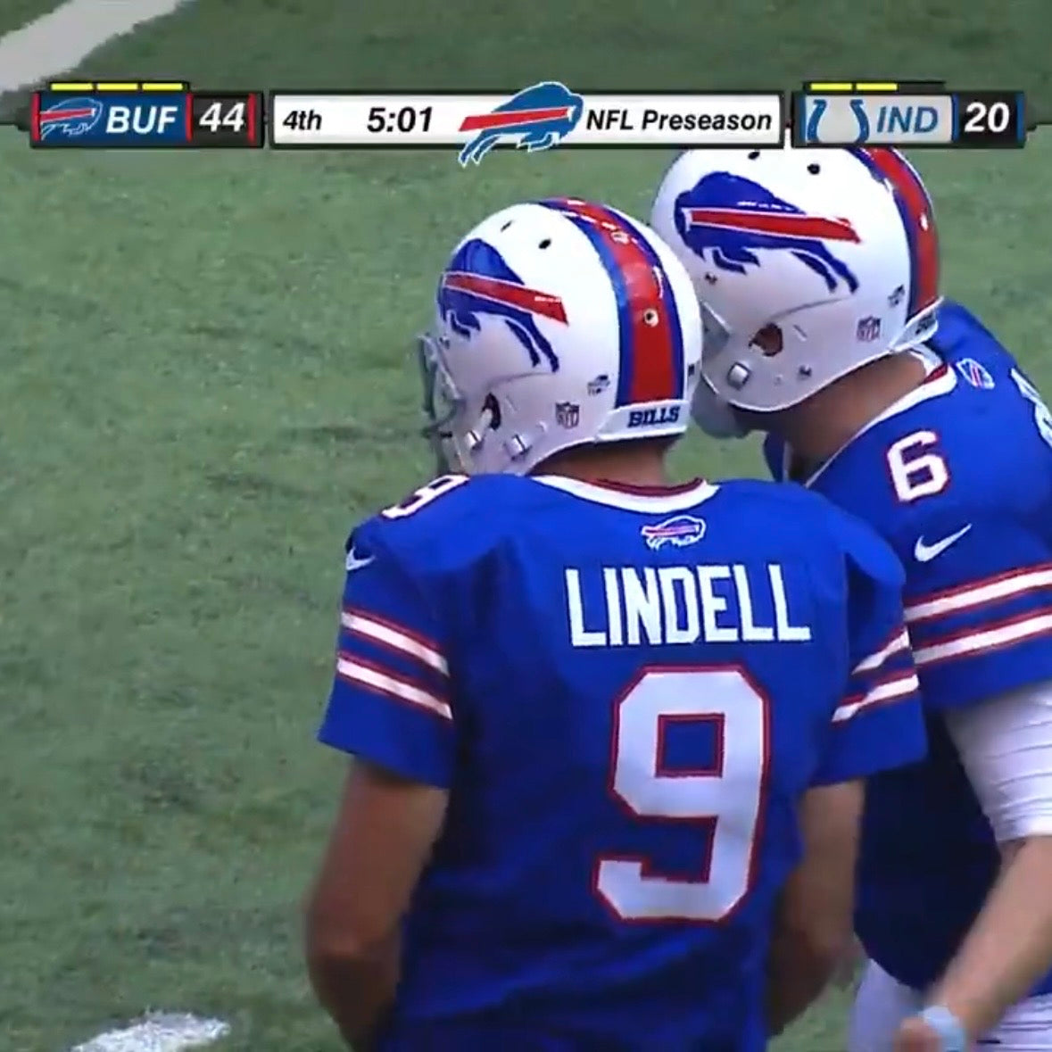 2013 Nike NFL Game-Used Jersey Buffalo Bills Rian Lindell Sz. 44