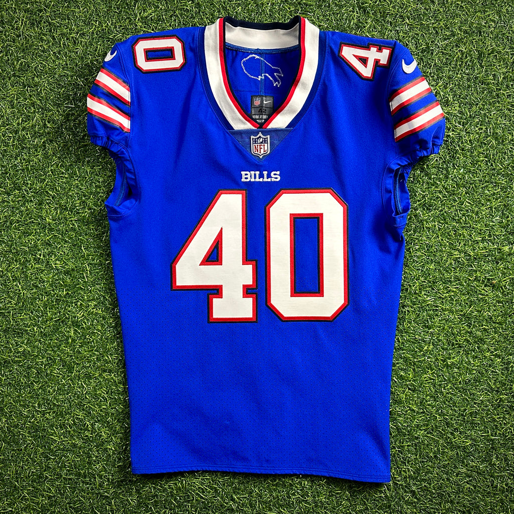 2022 Nike NFL Team Issued Game Jersey Buffalo Bills Von Miller Sz. 42 L-BK MVP