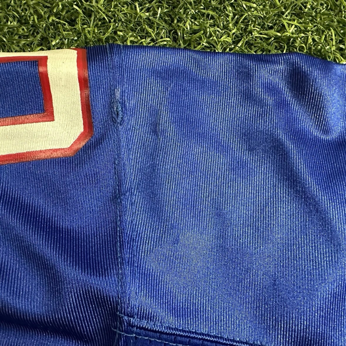 1994 Apex NFL Game Used Rookie Jersey New York Giants Jason Winrow 48 Ohio State