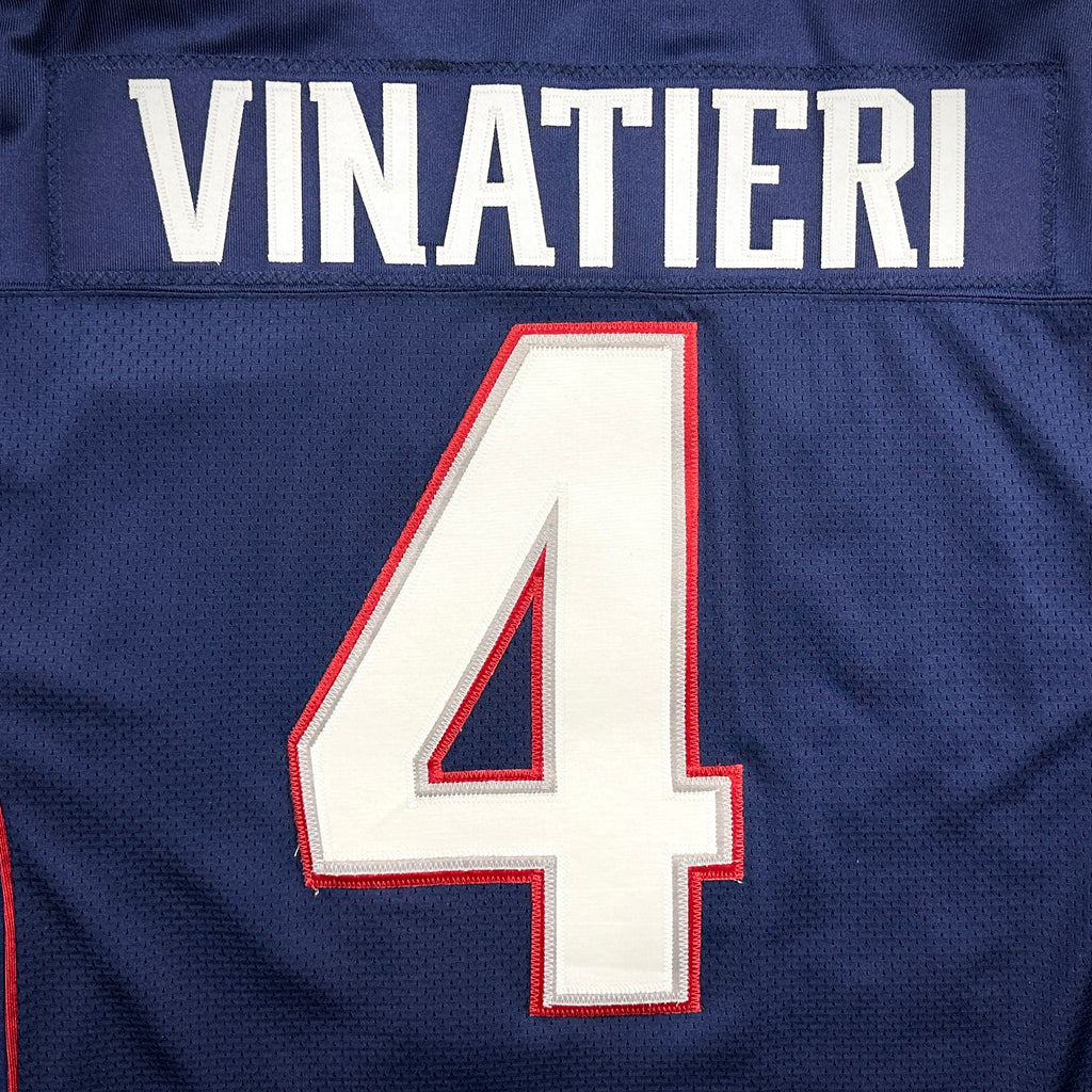 2004 Reebok NFL Authentic Jersey New England Patriots Adam Vinatieri Super Bowl XXXVIII Sz. 50