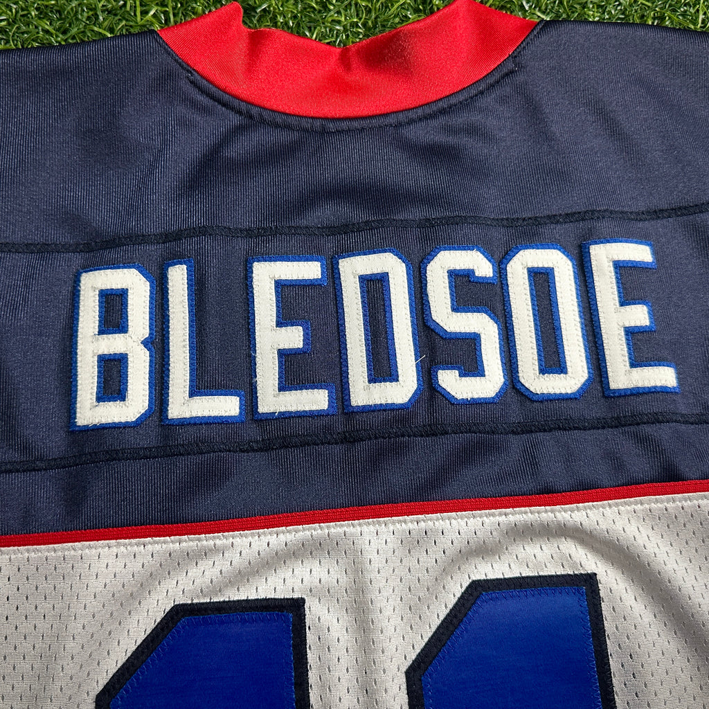 2002 Reebok NFL Authentic Jersey Buffalo Bills Drew Bledsoe Sz. 52 Vintage