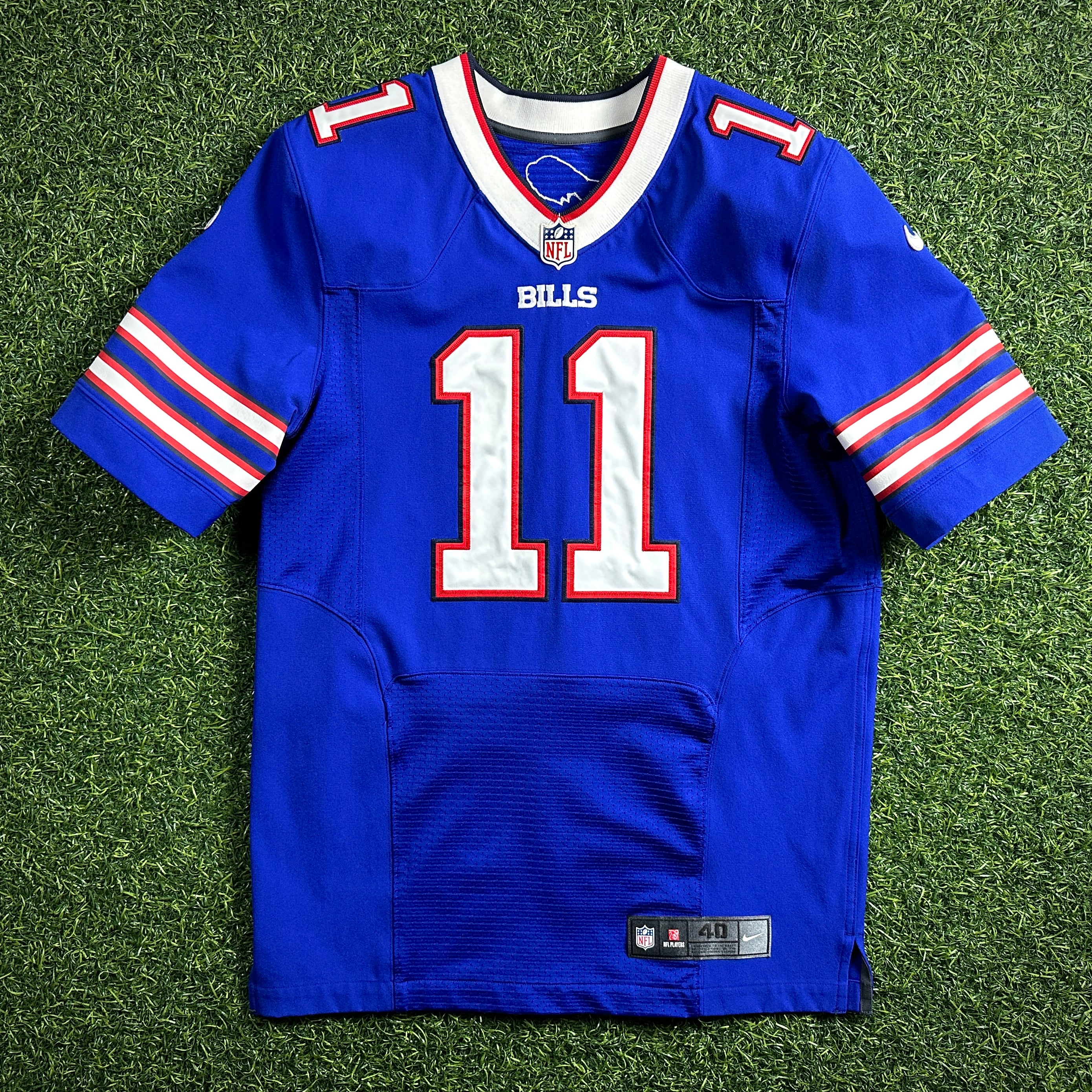 2012 Nike Elite Authentic Jersey Buffalo Bills Roscoe Parrish Sz. 40 M Vintage