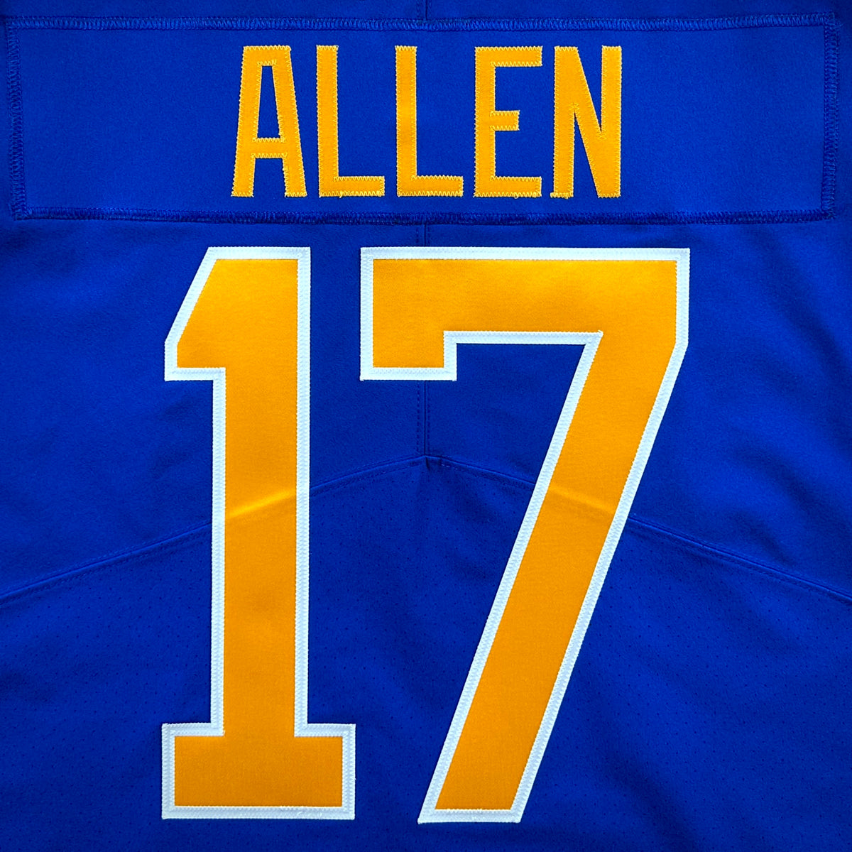 New! Nike NFL X NHL Vapor Elite Authentic Jersey Buffalo Bills Sabres Josh Allen Blue Sz. 44