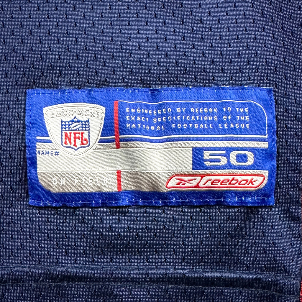 2004 Reebok NFL Authentic Jersey New England Patriots Adam Vinatieri Super Bowl XXXVIII Sz. 50