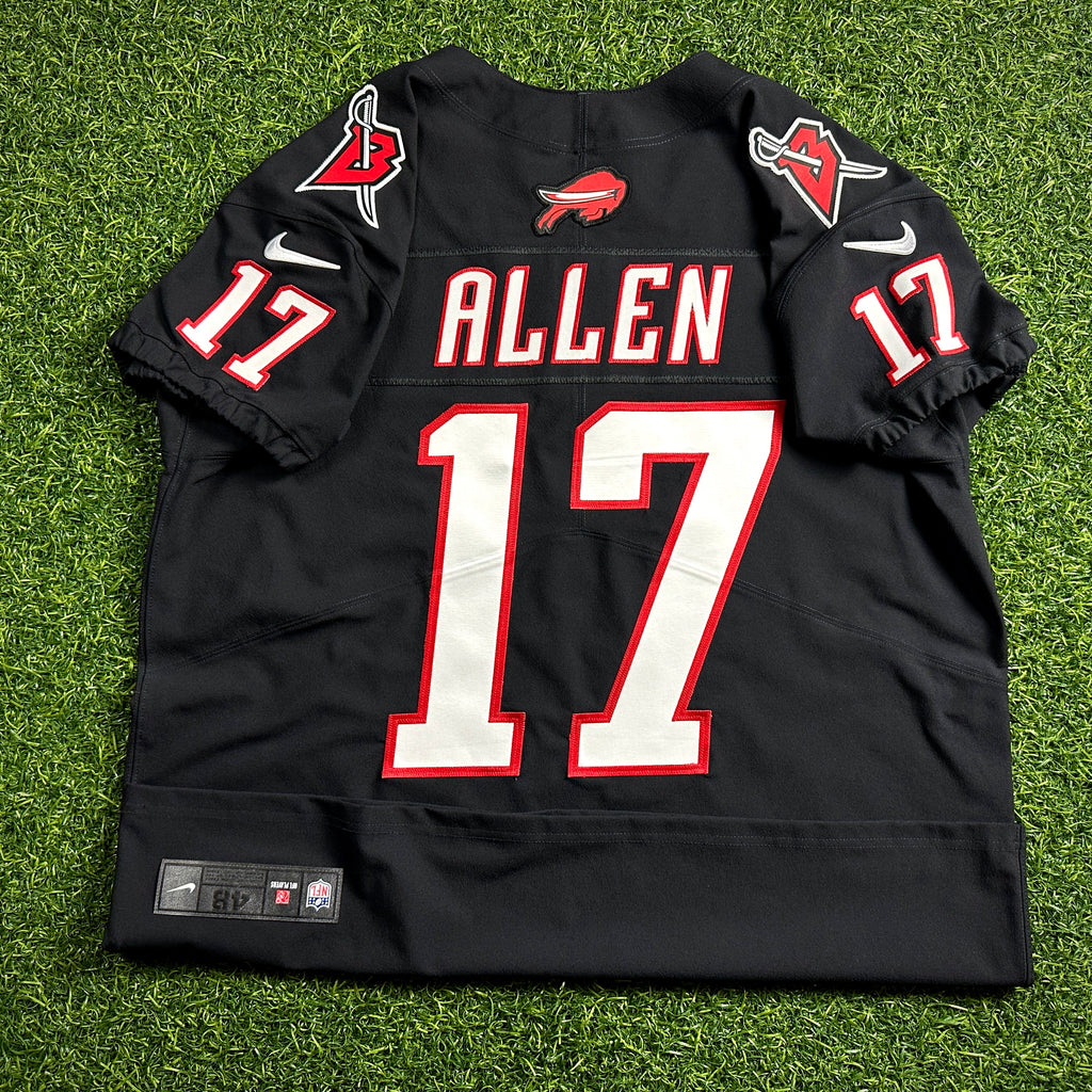 New! Nike NFL X NHL Vapor Elite Authentic Jersey Buffalo Bills Sabres Josh Allen Sz. 48