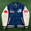 Abercrombie & Fitch NFL Varsity Bomber Jacket Buffalo Bills Sz. L