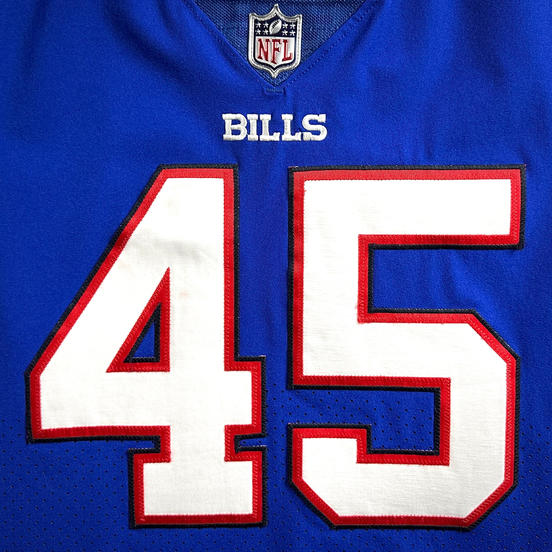 Nike NFL Game Used Blue Jersey Buffalo Bills Christian Wade & Marcus Murphy Team COA