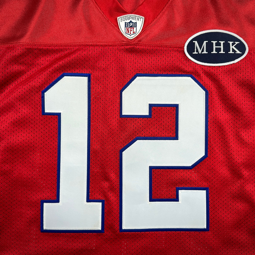 2011 Reebok NFL Authentic Red Throwback Jersey New England Patriots Tom Brady Sz. 52