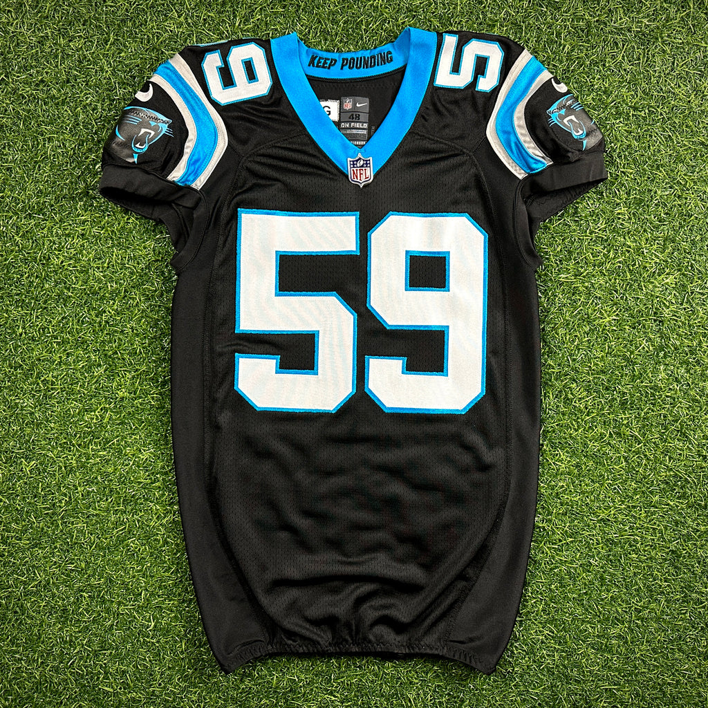 2018 Nike NFL Game Issued Jersey Carolina Panthers Luke Kuechly Autograph JSA