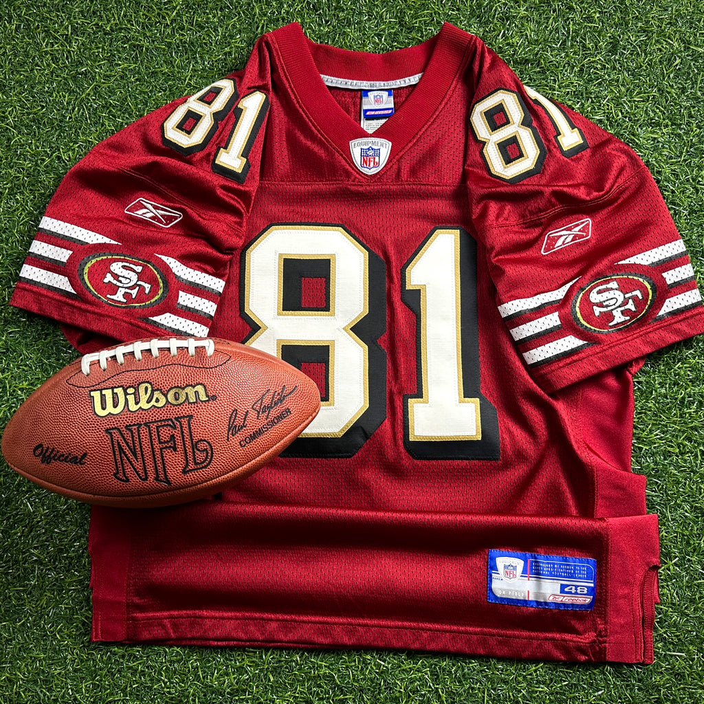 2002 Reebok NFL Authentic Jersey San Francisco 49ers Terrell Owens Sz 48 Vintage