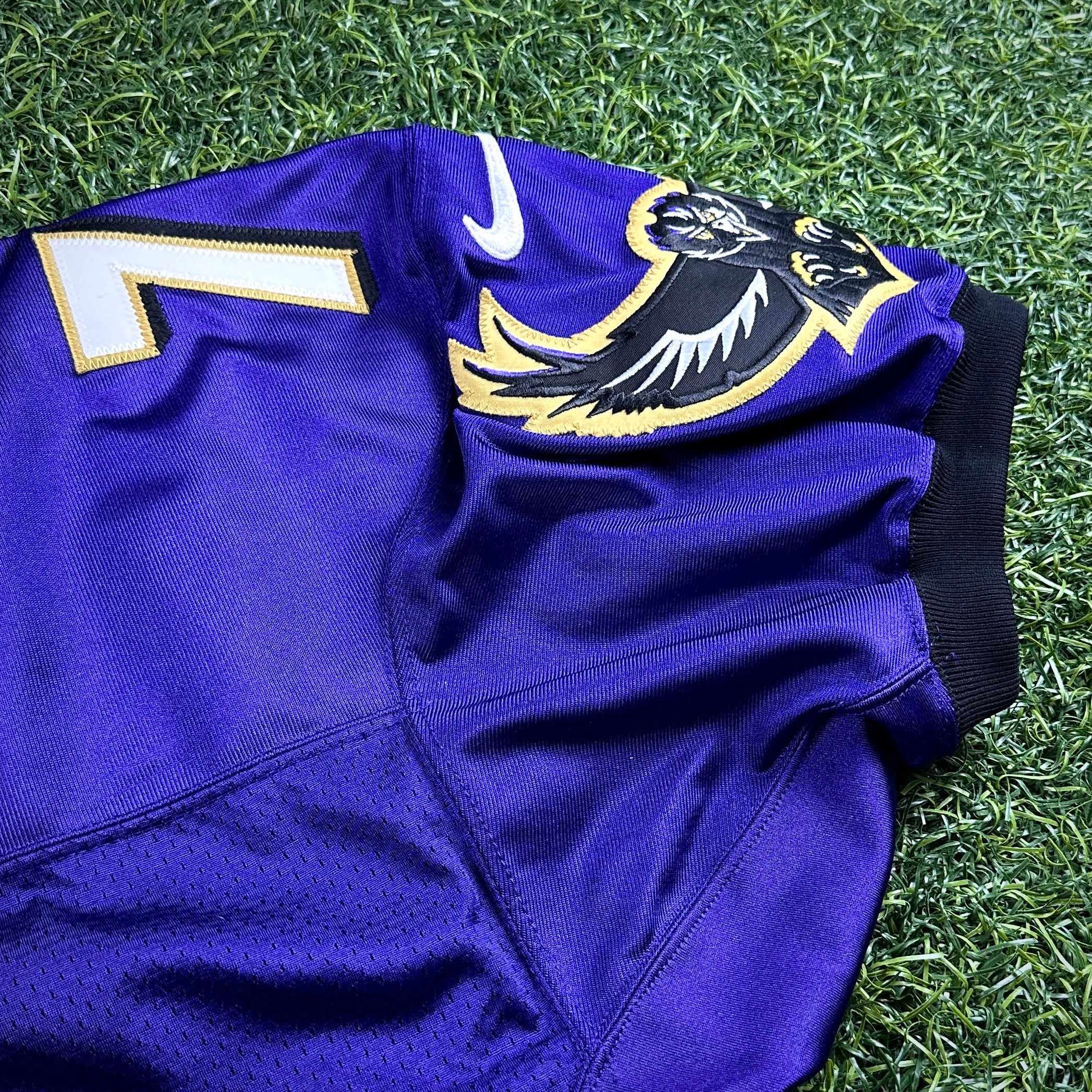 1999 Nike NFL Team-Issued Game Jersey Baltimore Ravens Jonathan Ogden Autograph Sz. 48