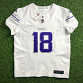New! 2025 Nike NFL Authentic Vapor FUSE Elite Jersey Minnesota Vikings Justin Jefferson Sz. 44 Winter Warrior