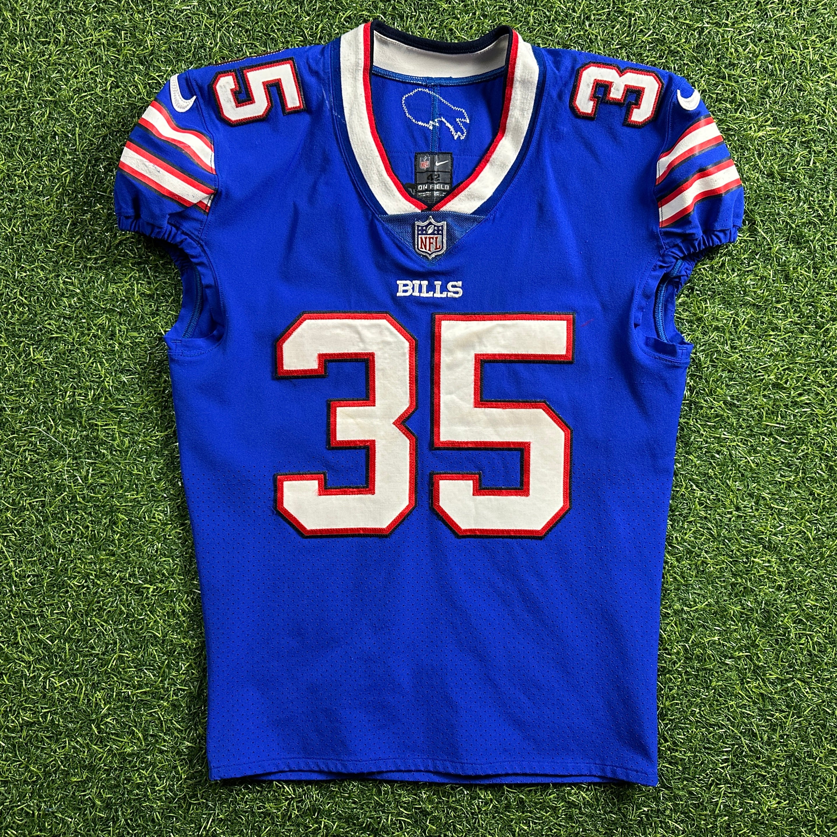 2022 Nike NFL Game-Used Jersey Buffalo Bills Raheem Blackshear Sz. 42 Team COA