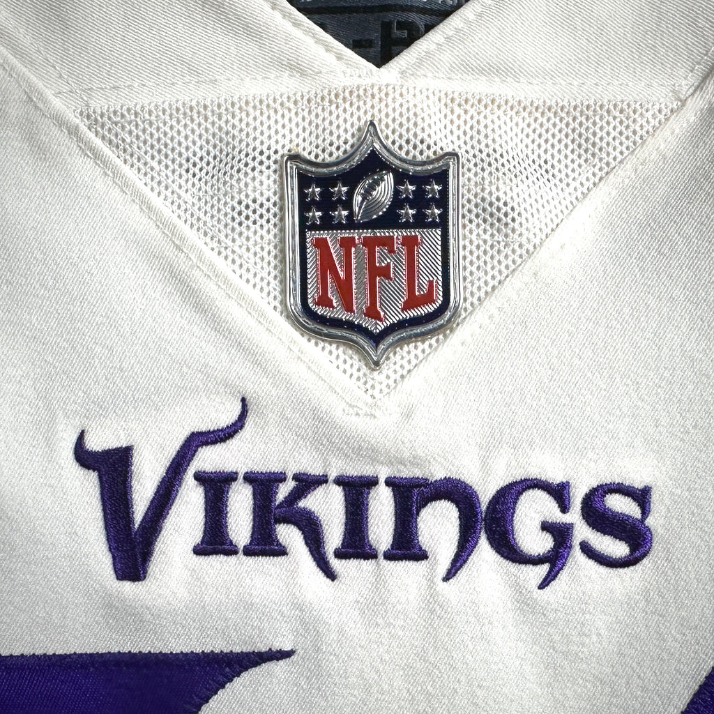 2017 Nike NFL Game Used Worn Away Jersey Minnesota Vikings Sz. 40 L-BK Patriots
