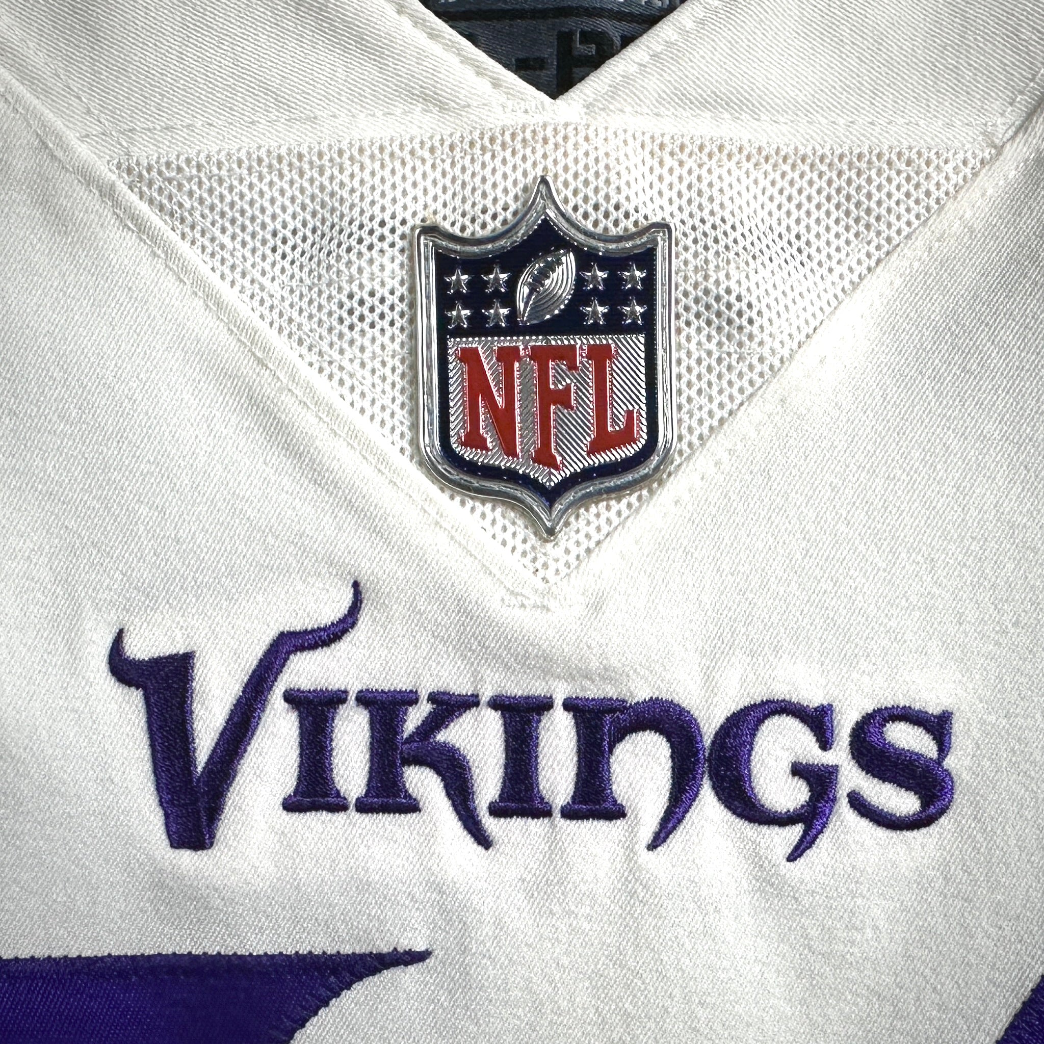 2017 Nike NFL Game Used Worn Away Jersey Minnesota Vikings Sz. 40 L-BK Patriots
