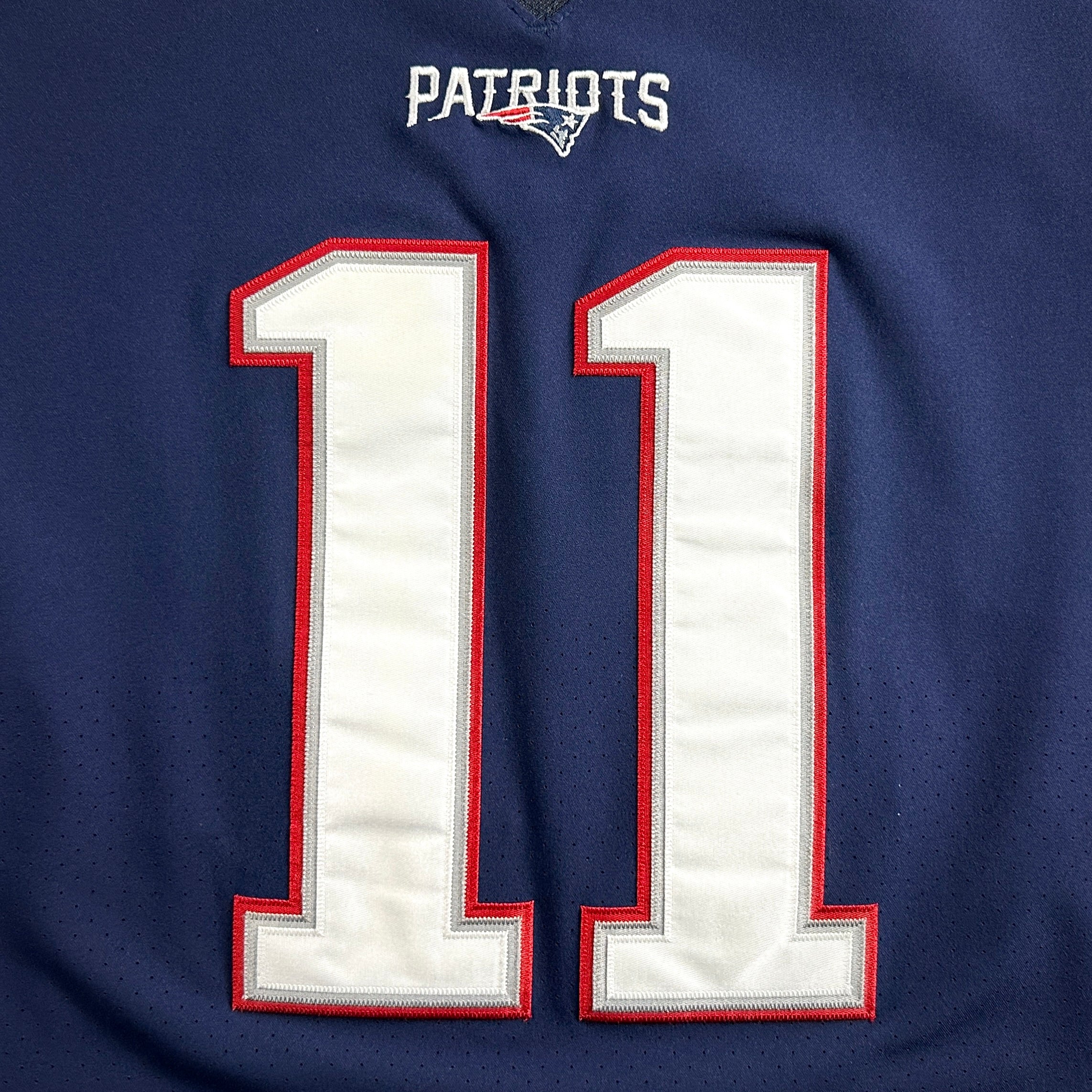 2018 Nike NFL Vapor Elite Authentic Jersey New England Patriots Julian Edelman Sz. 44 L