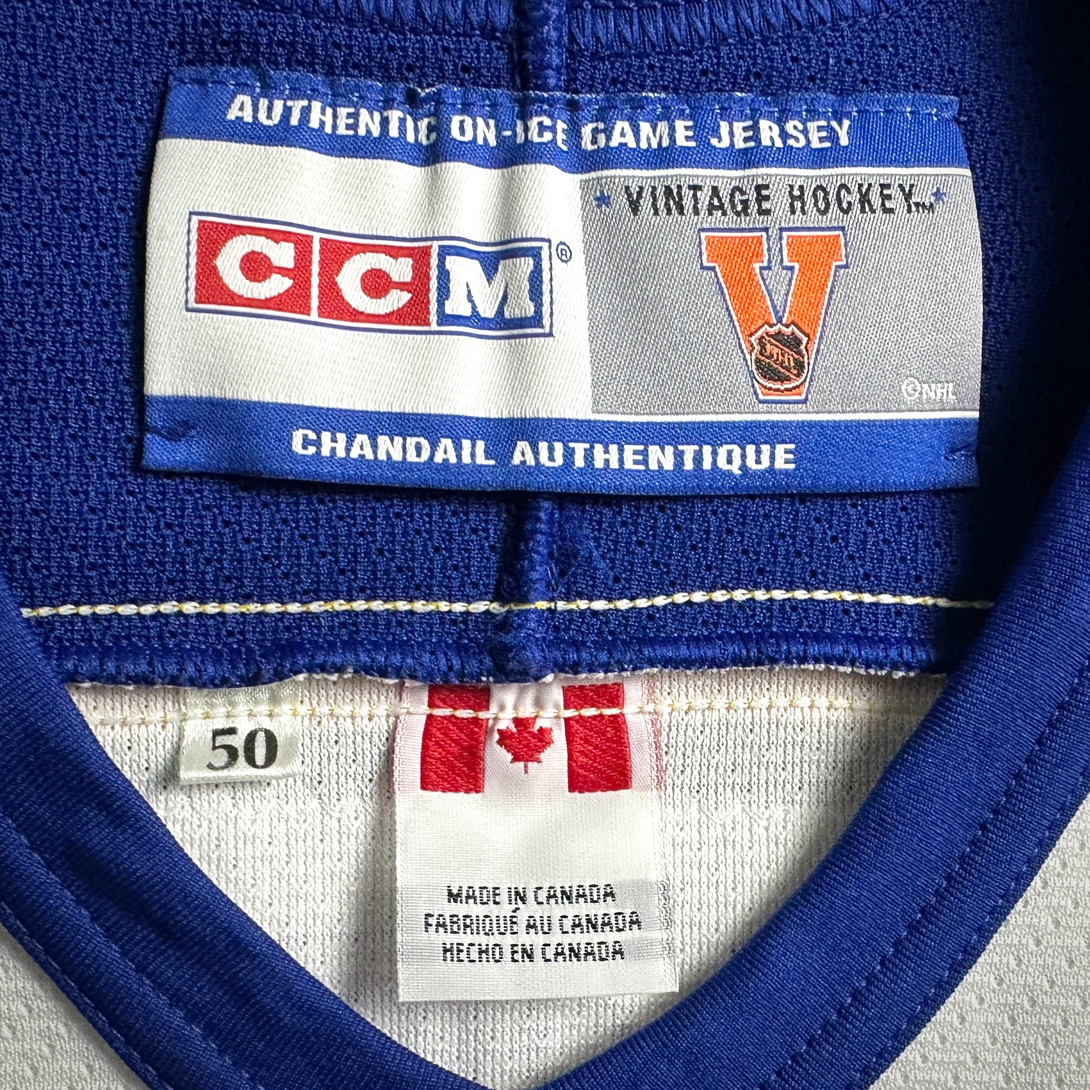 CCM NHL On-Ice Authentic 1988 Jersey Buffalo Sabres Mike Ramsey Sz. 50 Throwback