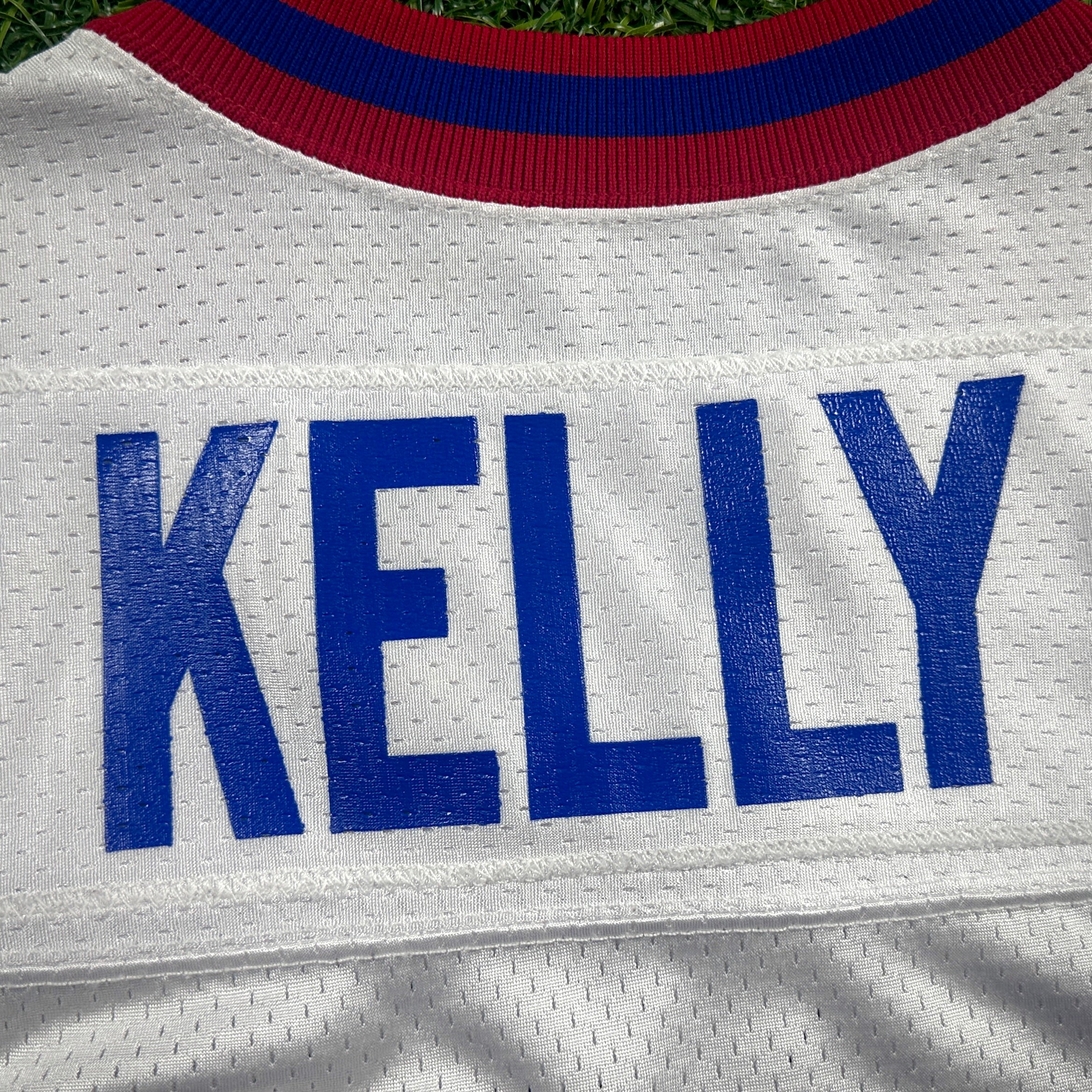 1994 Ripon Athletic NFL Authentic Jersey Buffalo Bills White Jim Kelly Sz. 44 (L)