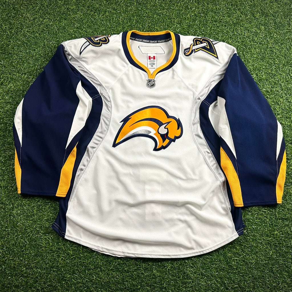 2007/08 Reebok NHL Team Issued Game Jersey Buffalo Sabres Sz. 56 MIC Throwback