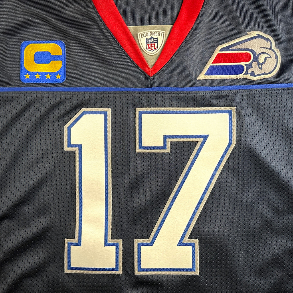 New! Reebok NFL Authentic Reverse Retro Jersey Buffalo Bills Josh Allen Sz. 52 Alt Logo