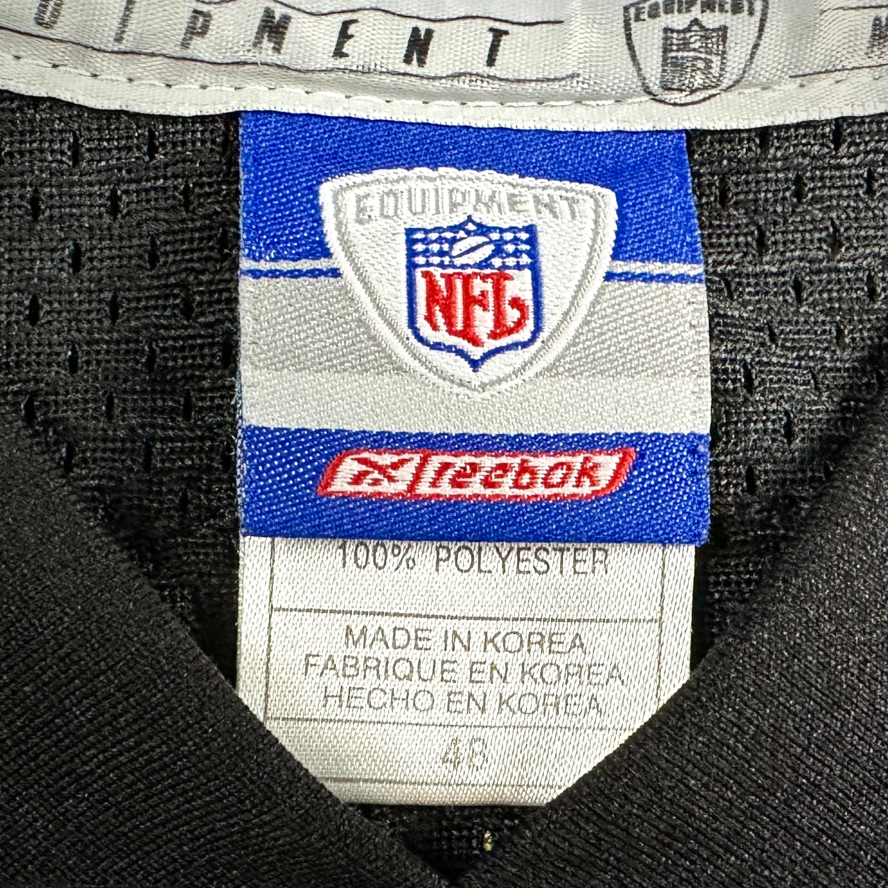 2003 Reebok NFL Authentic Jersey Pittsburgh Steelers Jerome Bettis Sz 48 Vintage