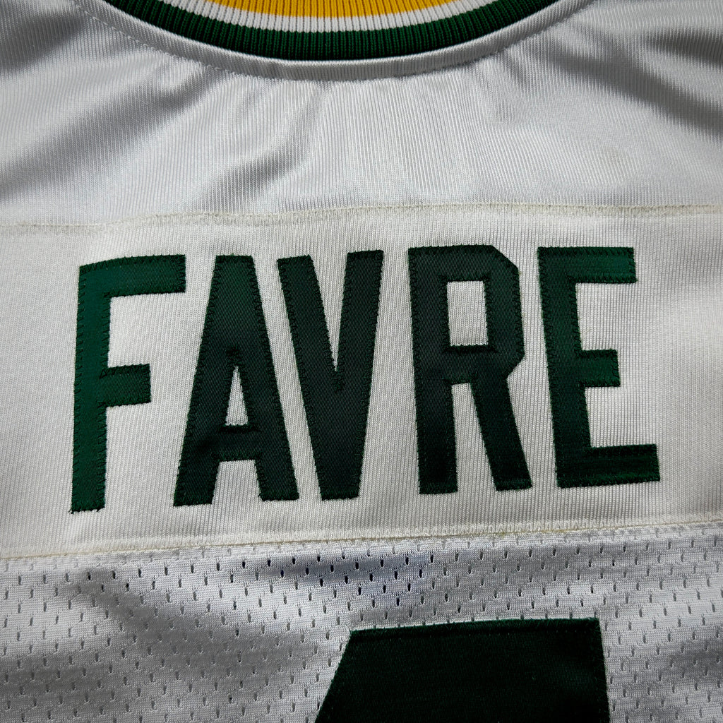 New! 2002 Reebok NFL Authentic Jersey Green Bay Packers Brett Favre Sz. 50 White NWT Vintage