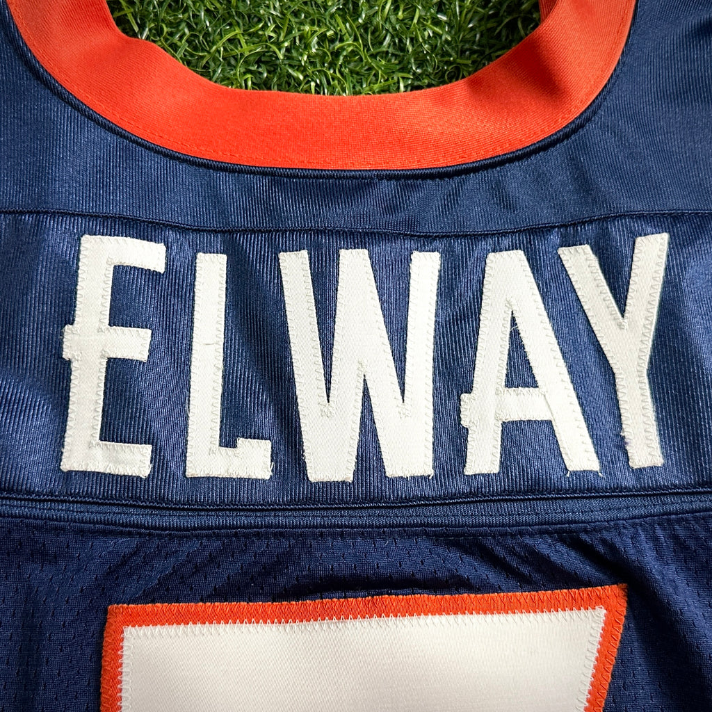 1997 Nike NFL Authentic Jersey Denver Broncos John Elway Super Bowl XXXII HOF