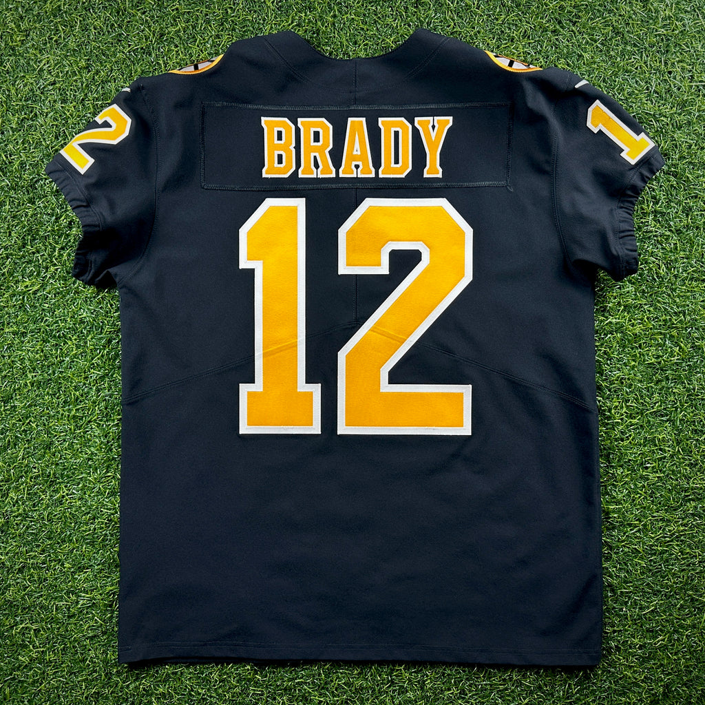 New! Nike NFL X NHL Vapor Elite Authentic Jersey Boston Bruins New England Patriots Tom Brady Sz. 48 Mashup