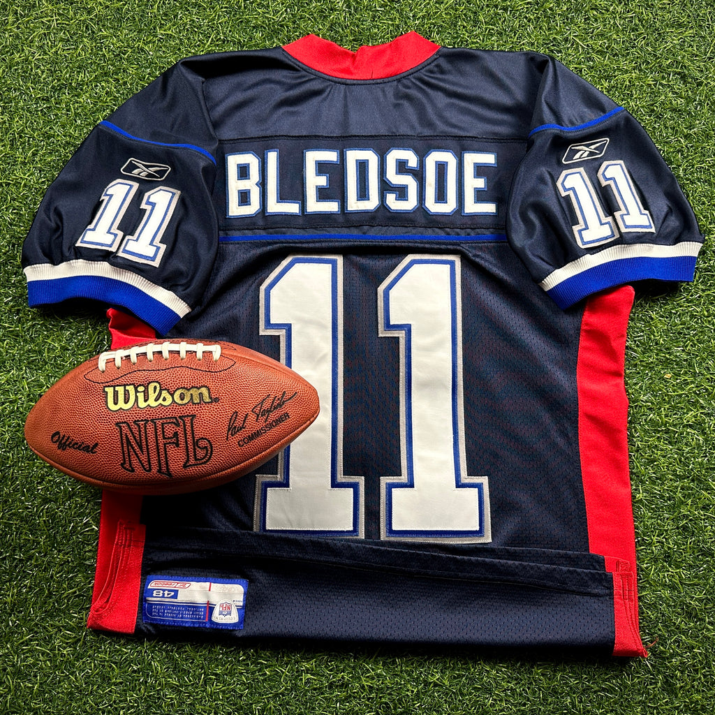 2002 Reebok NFL Authentic Jersey Buffalo Bills Drew Bledsoe Sz. 48 Vintage