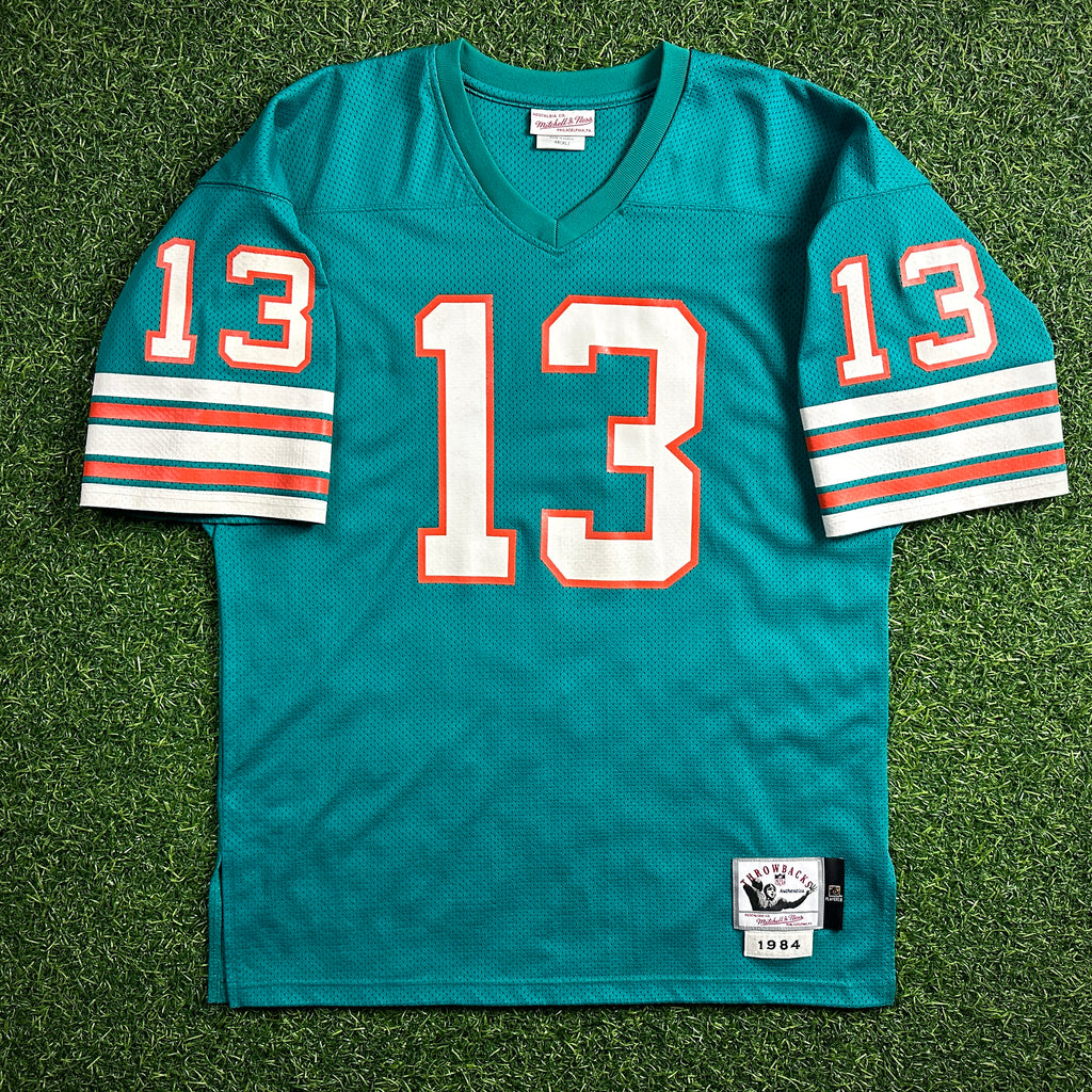 Mitchell & Ness NFL Authentic 1984 Miami Dolphins Throwback Jersey Dan Marino Sz. 48