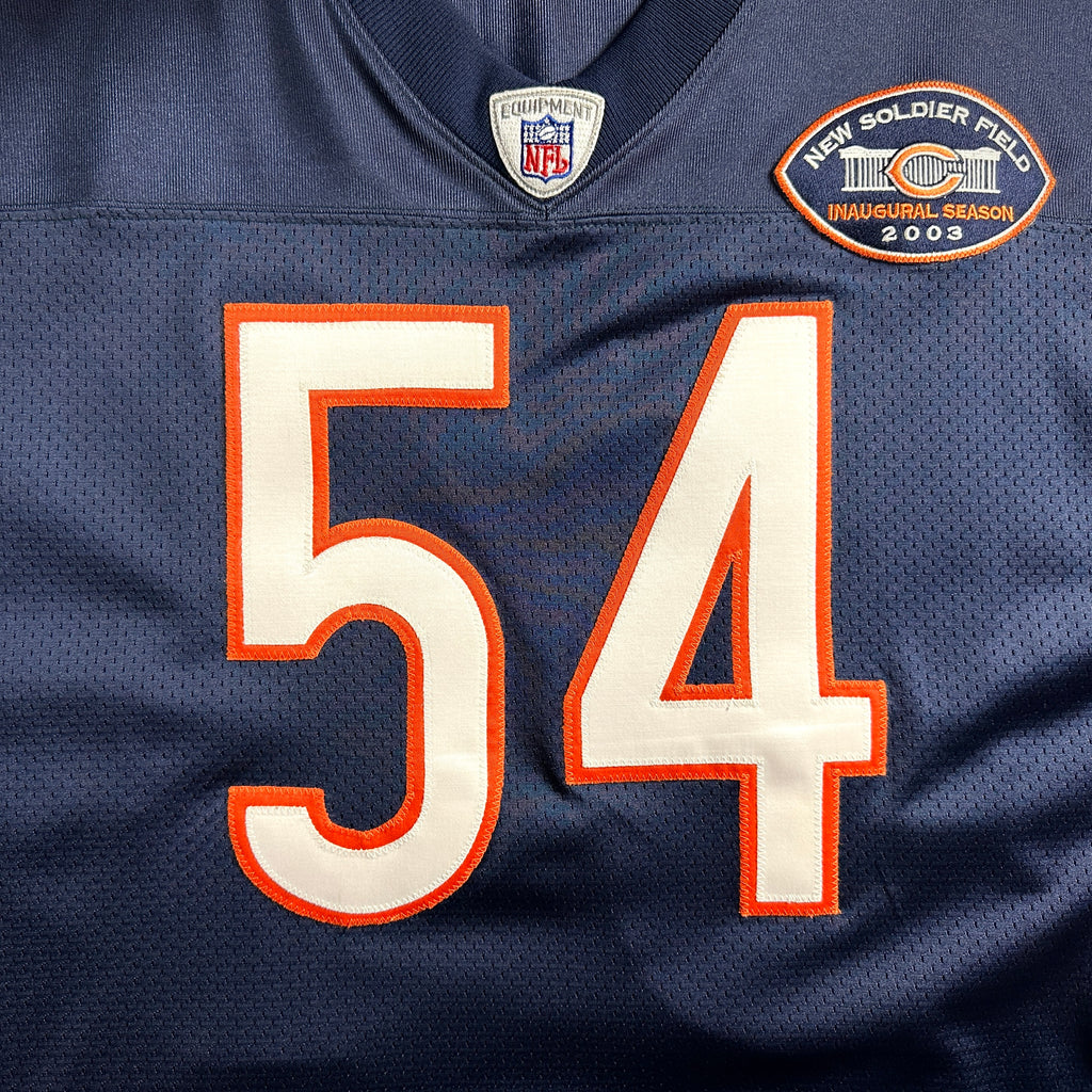 2003 Reebok NFL Authentic Jersey Chicago Bears Brian Urlacher Sz. 50 Soldier Field