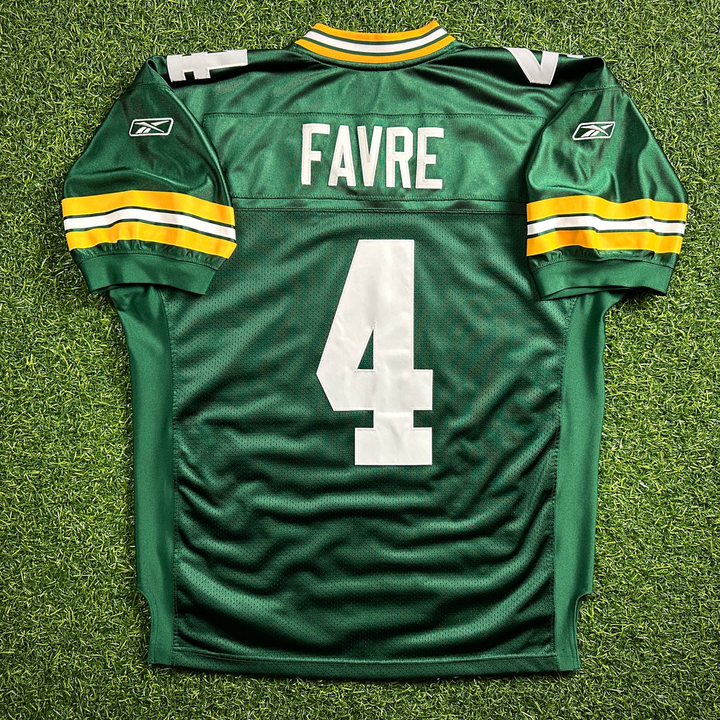 2007 Reebok NFL Authentic Jersey Green Bay Packers Brett Favre Sz. 48 Lambeau Patch