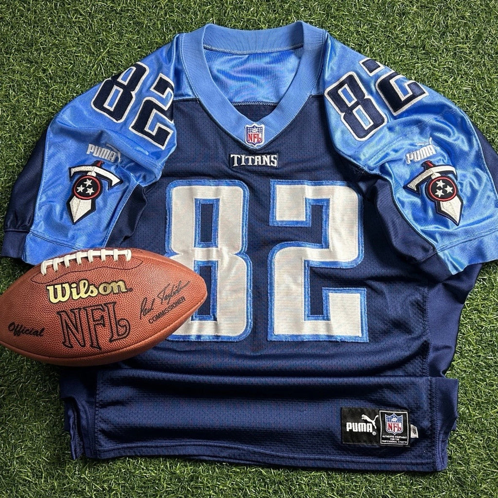 1999 Puma NFL Authentic Jersey Tennessee Titans Yancy Thigpen Sz. 46 Berlin WI