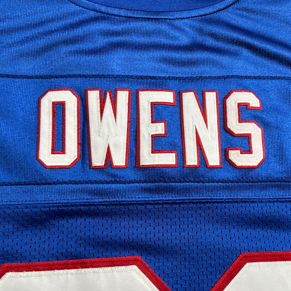 2009 Reebok NFL Authentic Throwback Jersey Buffalo Bills Terrell Owens Sz. 48 Vintage HOF