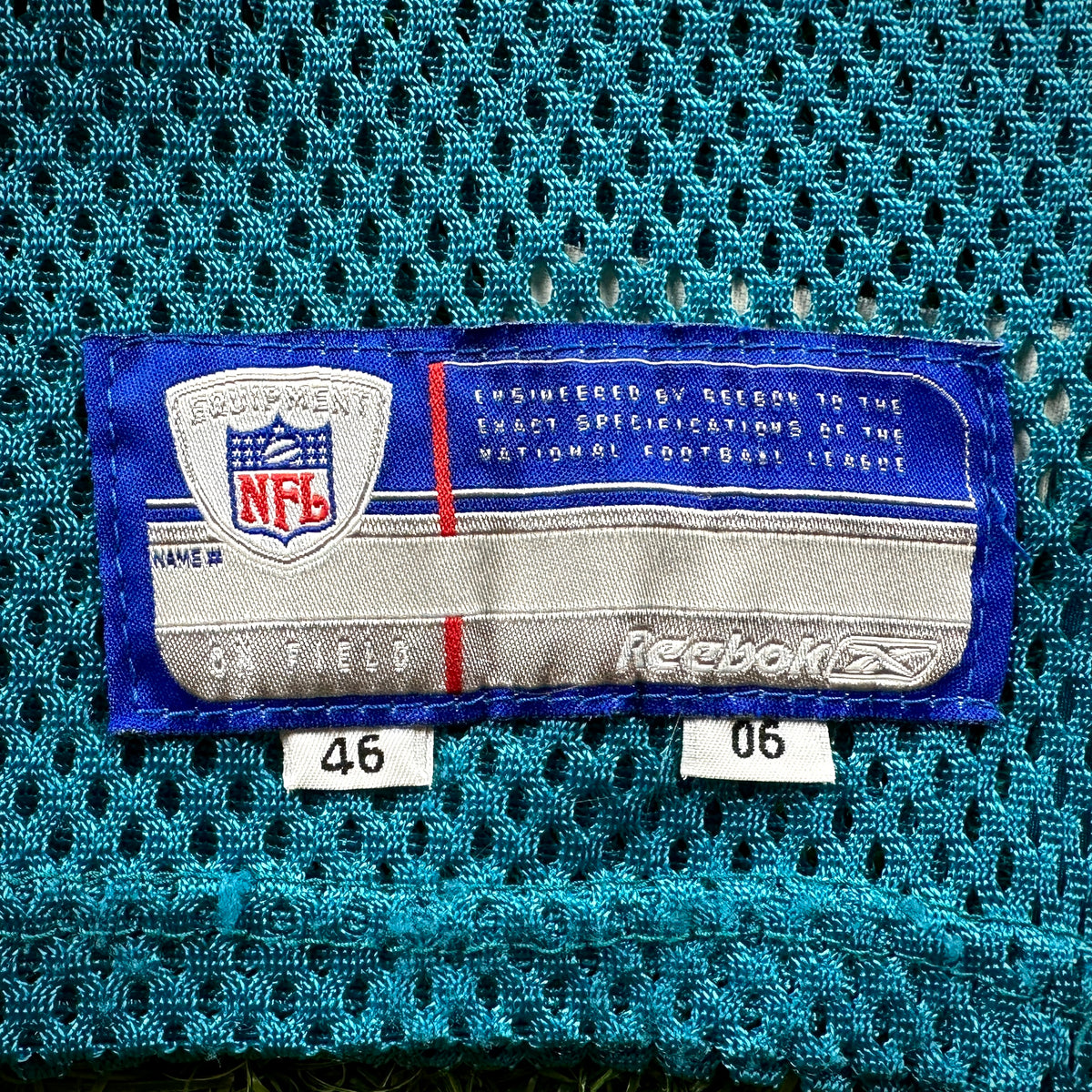 2006 Reebok NFL Game-Used Practice Jersey Jacksonville Jaguars Fred Taylor Sz. 46 Hit Marks