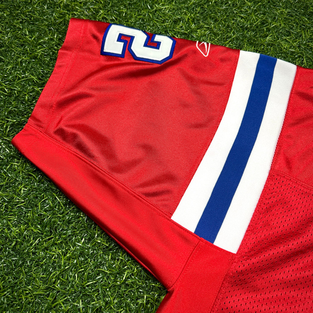 2011 Reebok NFL Authentic Red Throwback Jersey New England Patriots Tom Brady Sz. 52