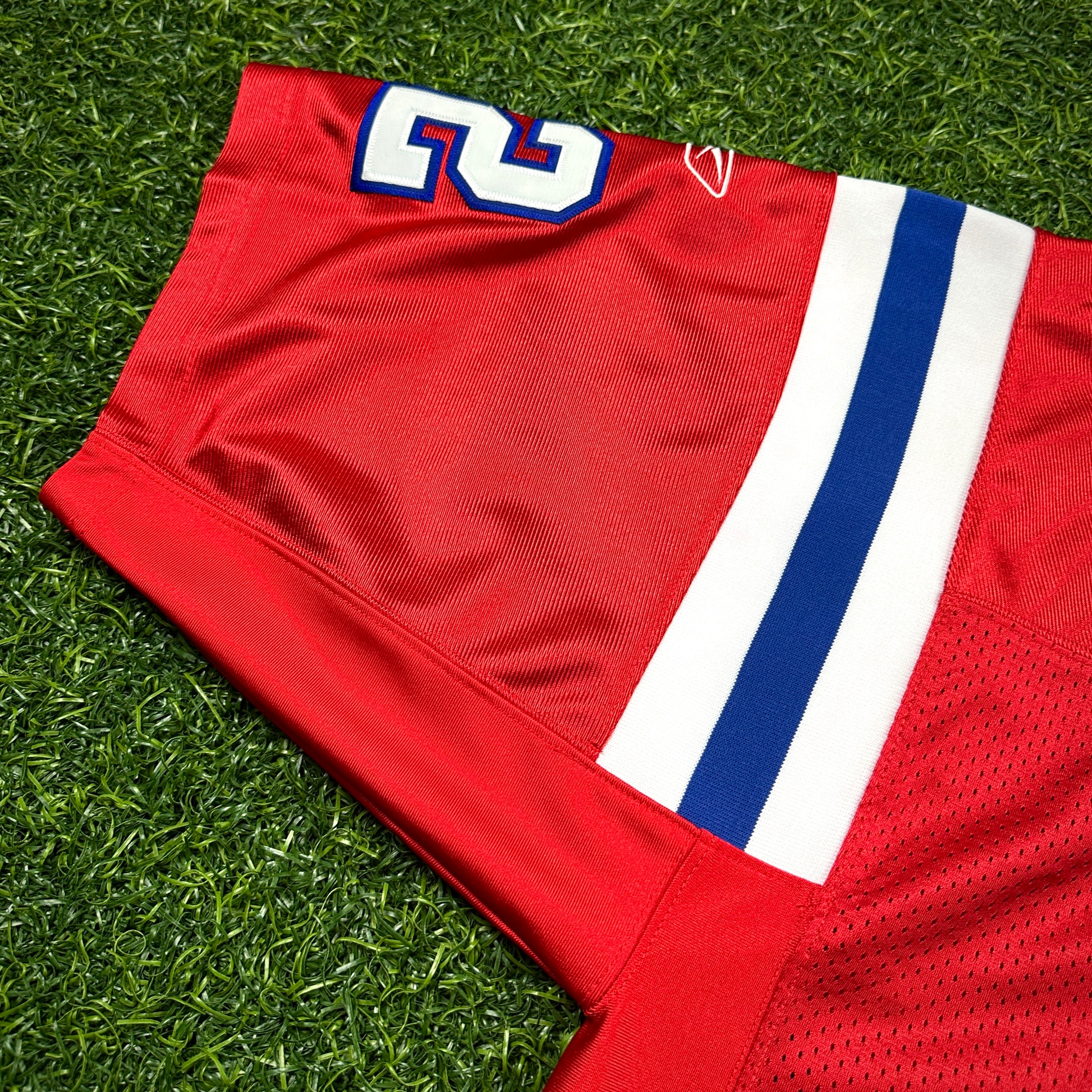 2011 Reebok NFL Authentic Red Throwback Jersey New England Patriots Tom Brady Sz. 52
