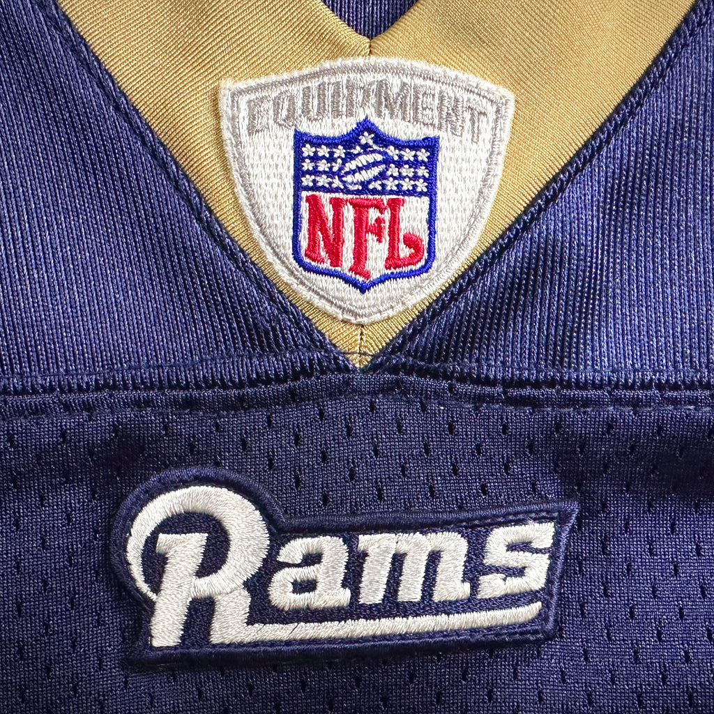 2004 Reebok NFL Authentic Jersey St. Louis Rams Marshall Faulk Sz 52 Vintage HOF