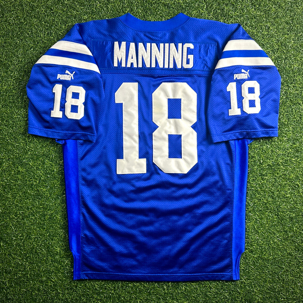 2000 Puma NFL Authentic Jersey Indianapolis Colts Peyton Manning Sz. 52 Vintage