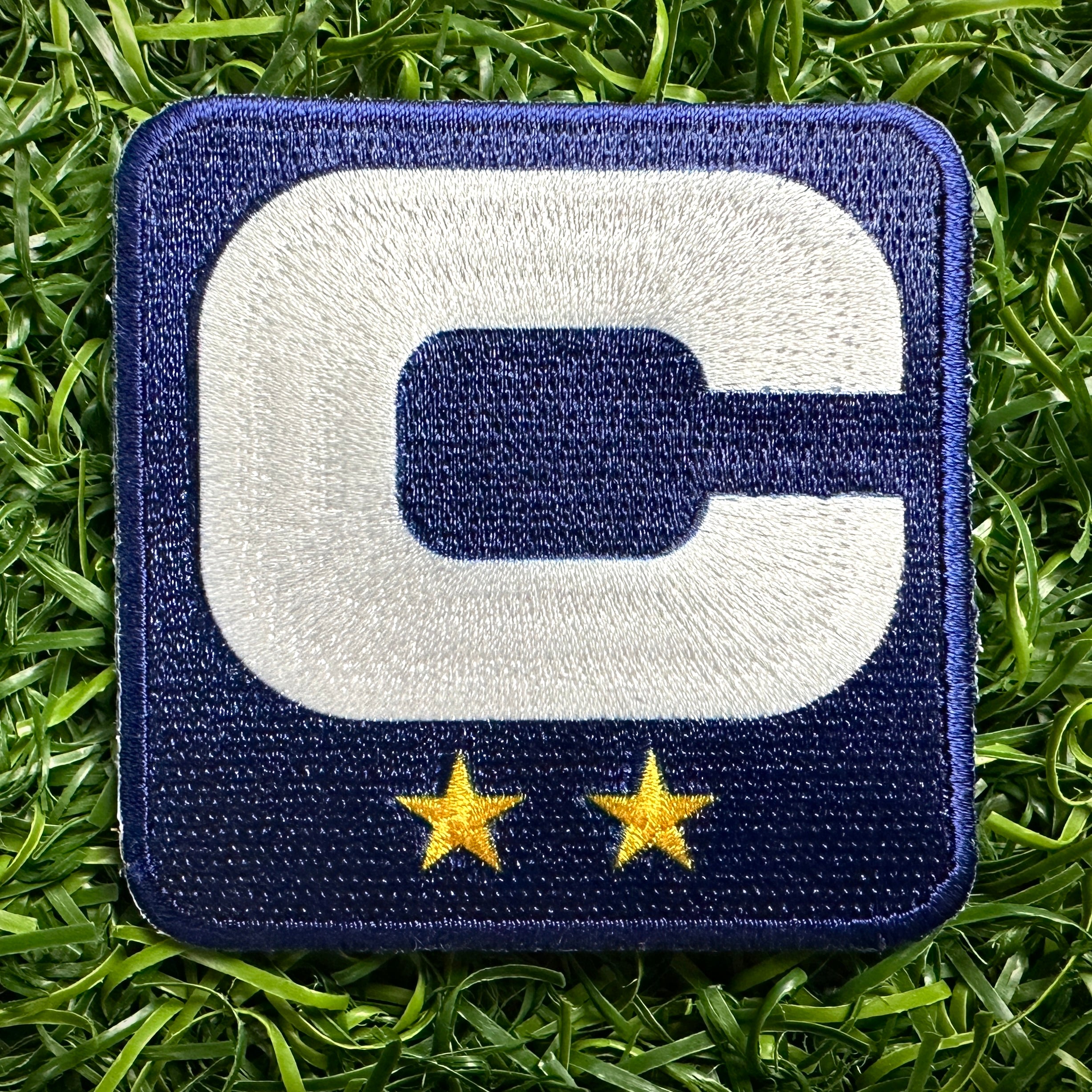 NFL Pro Model Navy Blue Captain's Patch Two-Star