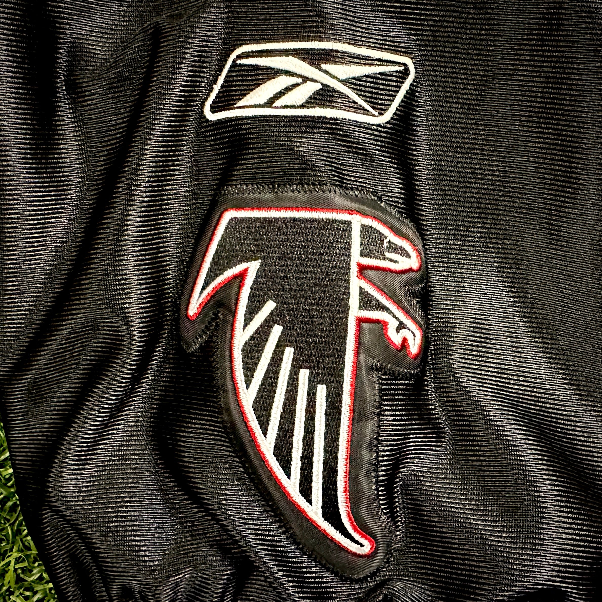 New! Reebok NFL Authentic Jersey Atlanta Falcons Deion Sanders Sz. 52 Helmet Tag