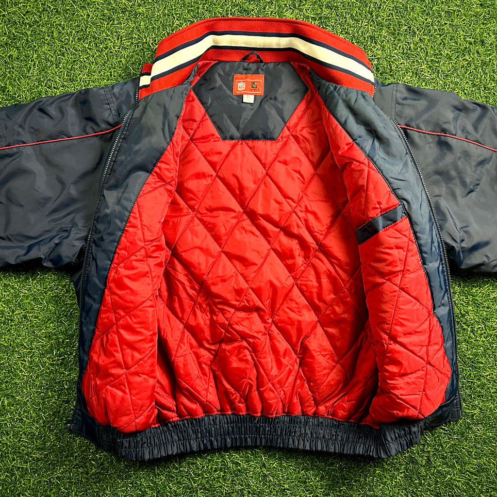 Rare! 2002 Reebok NFL Jacket New England Patriots Tom Brady 12 Sz. XL Vintage