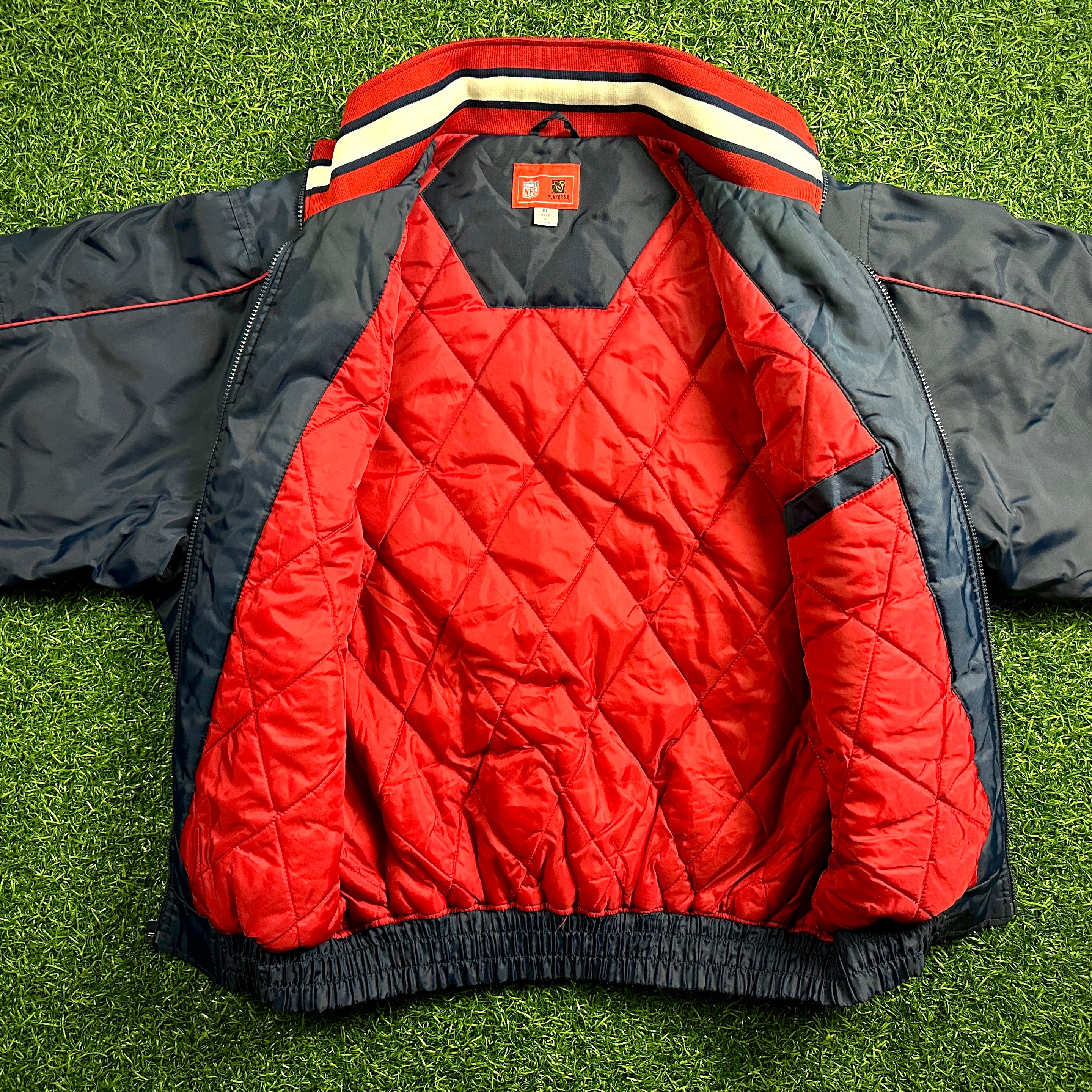Rare! 2002 Reebok NFL Jacket New England Patriots Tom Brady 12 Sz. XL Vintage